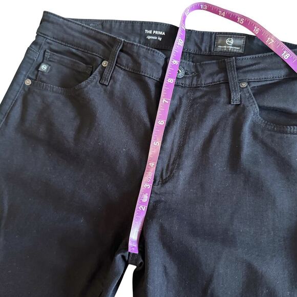 AG Adriano Goldschmied Pants Womens 28R 28 Black Prima Cigarette leg soft 1179 - Picture 8 of 12